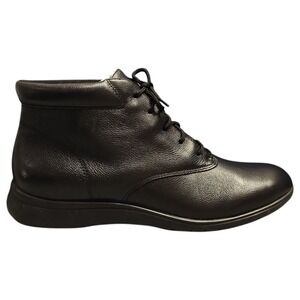 Easy Spirit I-Bebop‎ Chukka Boots Mens Size 8.5M Black Leather Round Toe Lace Up